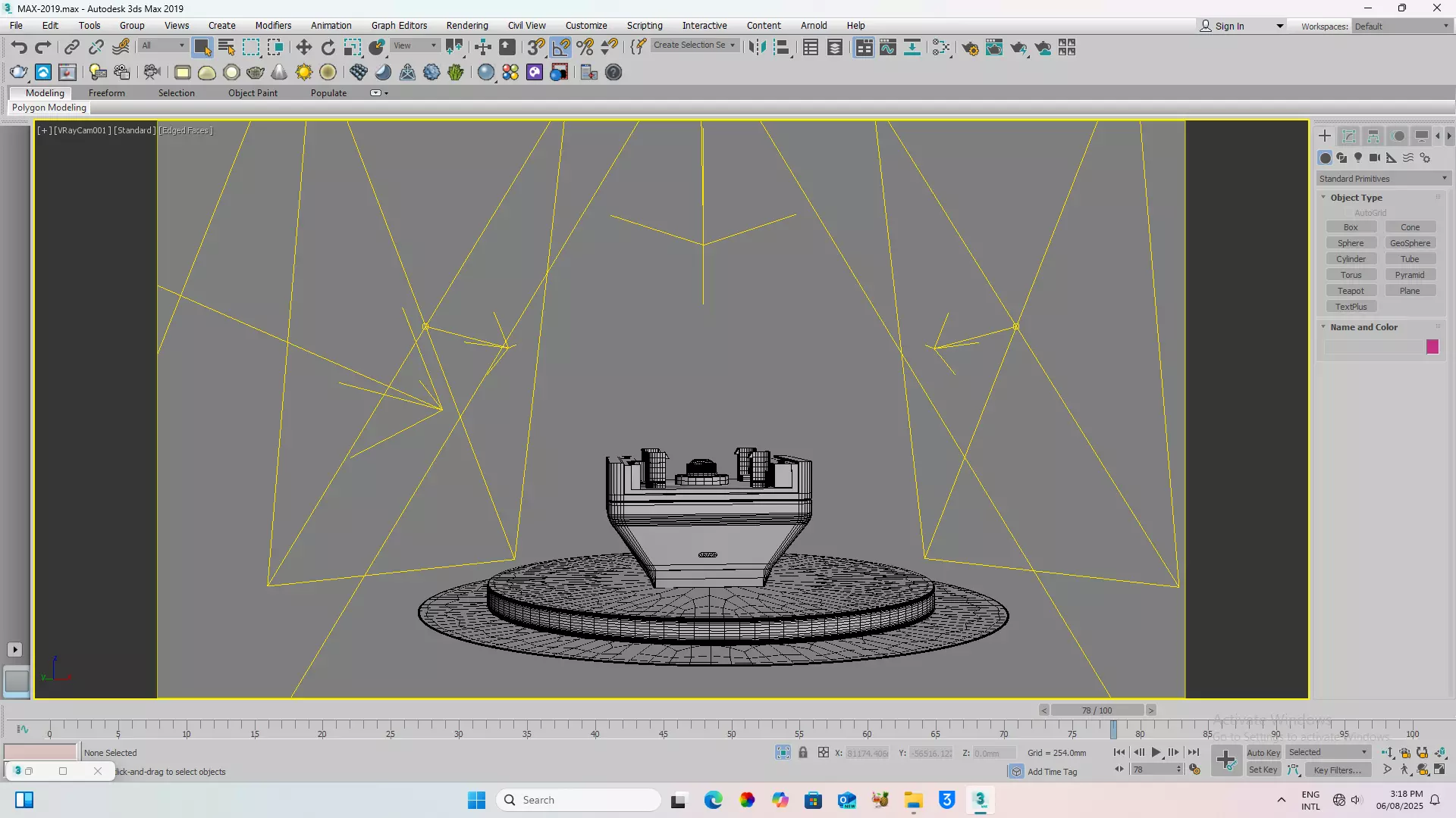 CAMERA SENSORS Low-poly 3D model_6