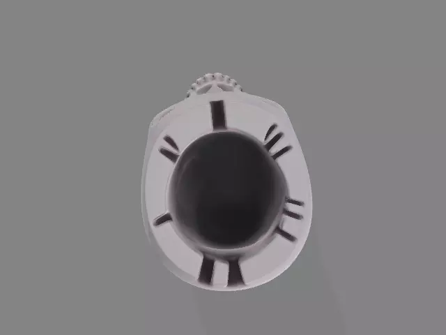 Gothic Skull Ashtray 3D print model_3
