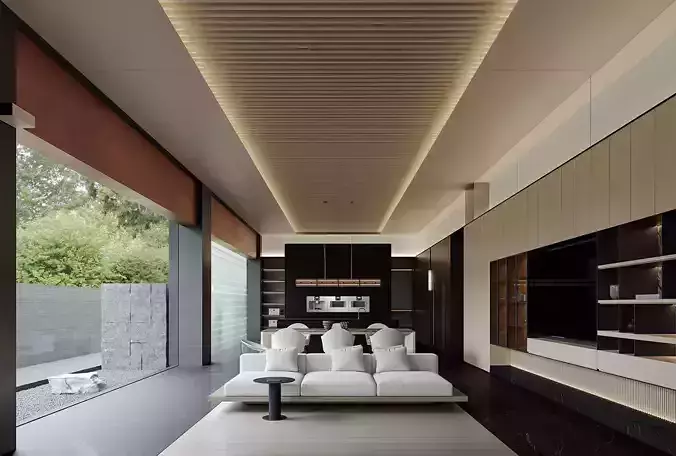 Home furnishing exhibition hall space  3D model