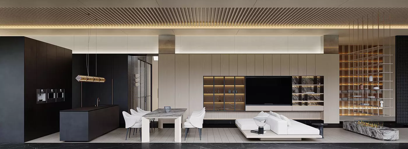 Home furnishing exhibition hall space  3D model_1
