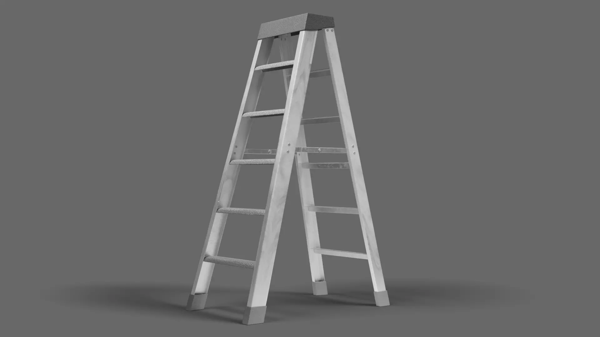 Ladder-Low Poly Low-poly 3D model_0