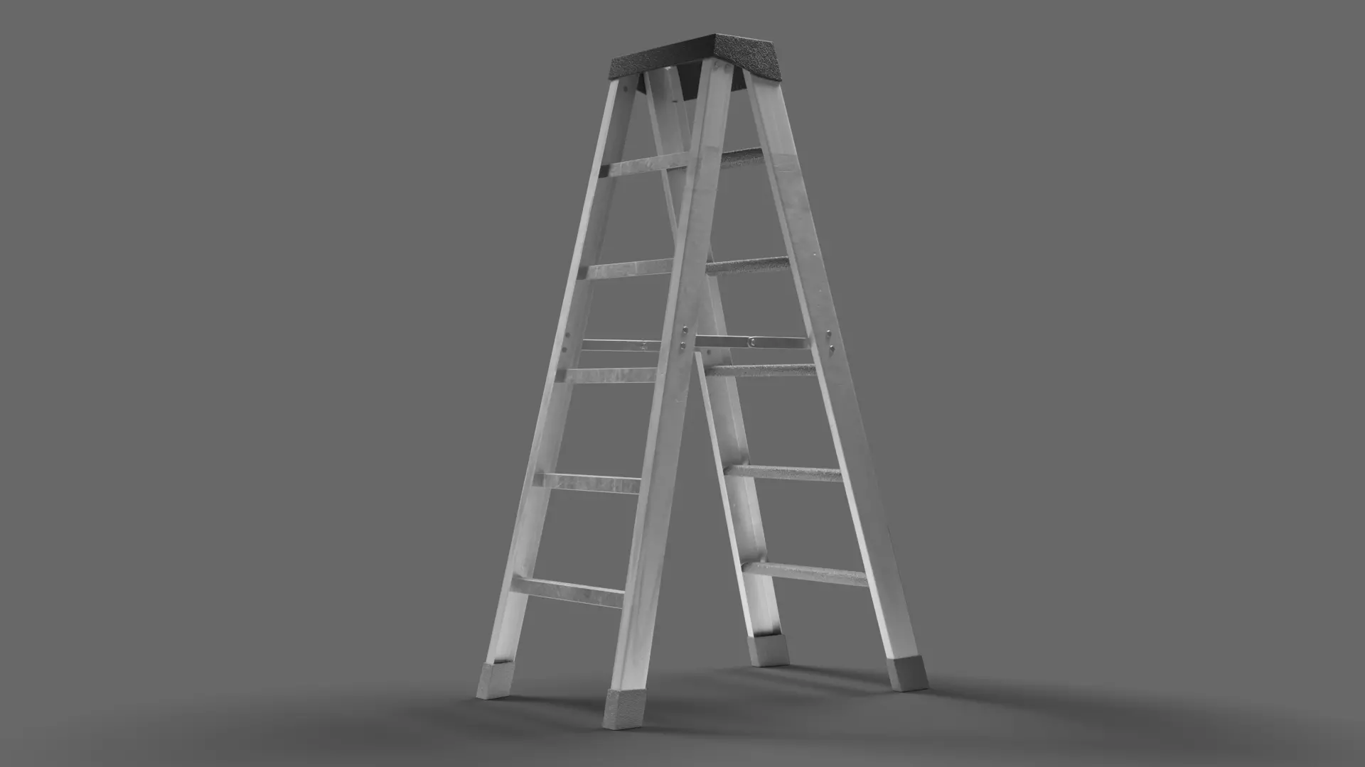 Ladder-Low Poly Low-poly 3D model_1