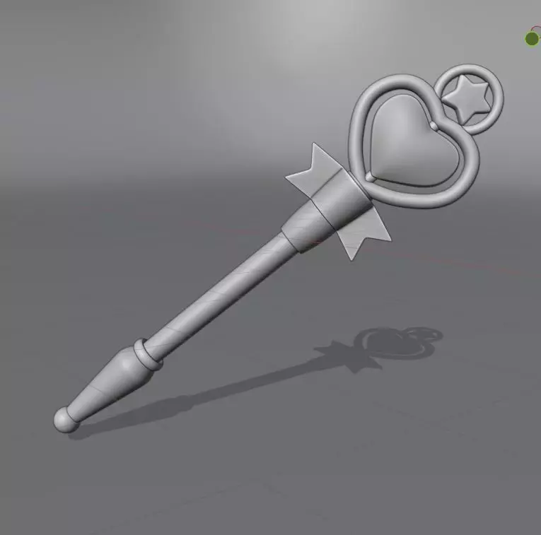 Creamy Mami magical wand 3D print model_10