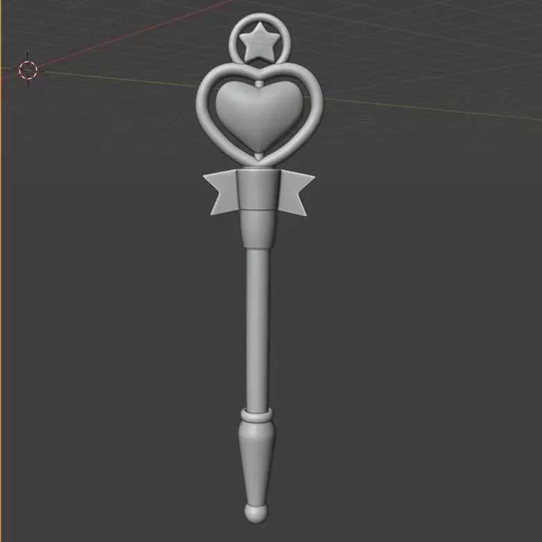 Creamy Mami magical wand 3D print model_11