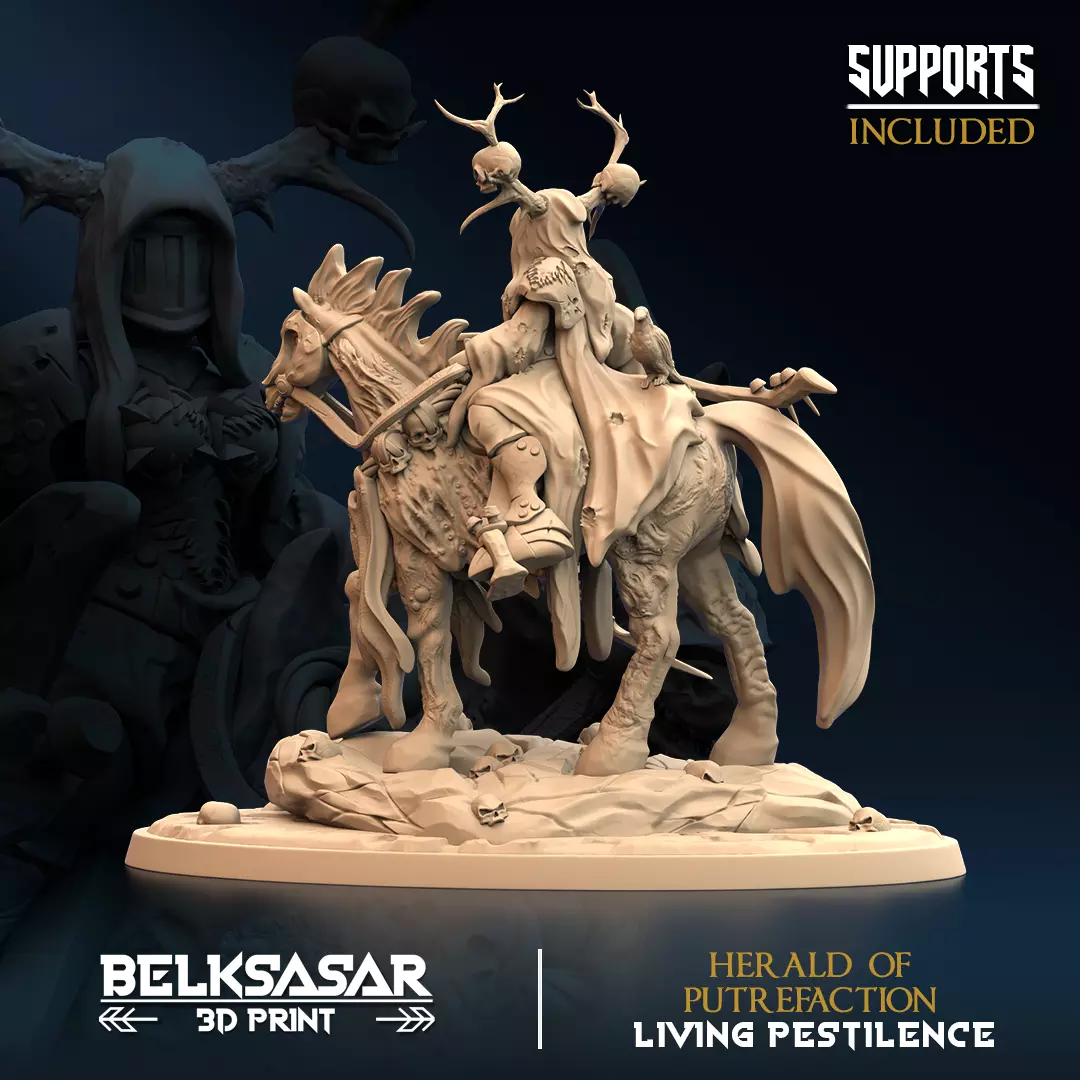 Herald of Putrefaction Nude 3D print model_2