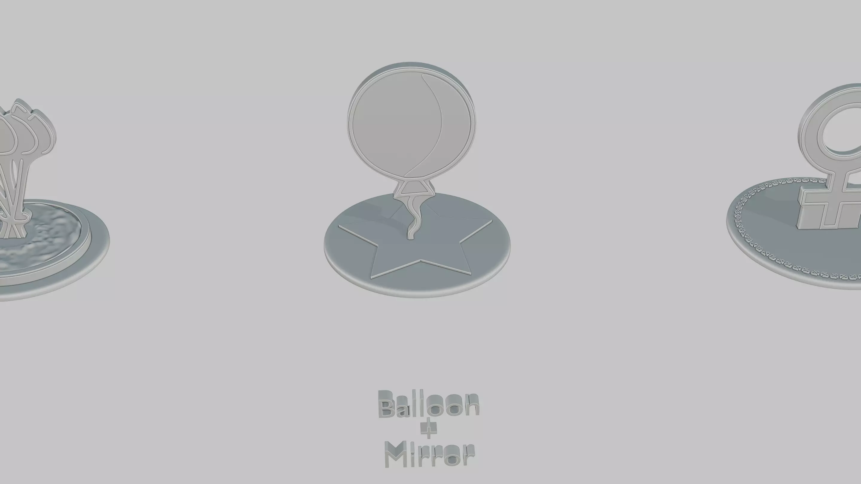 International Womens Day Mini Pack Emoji Statues 3D print model_6