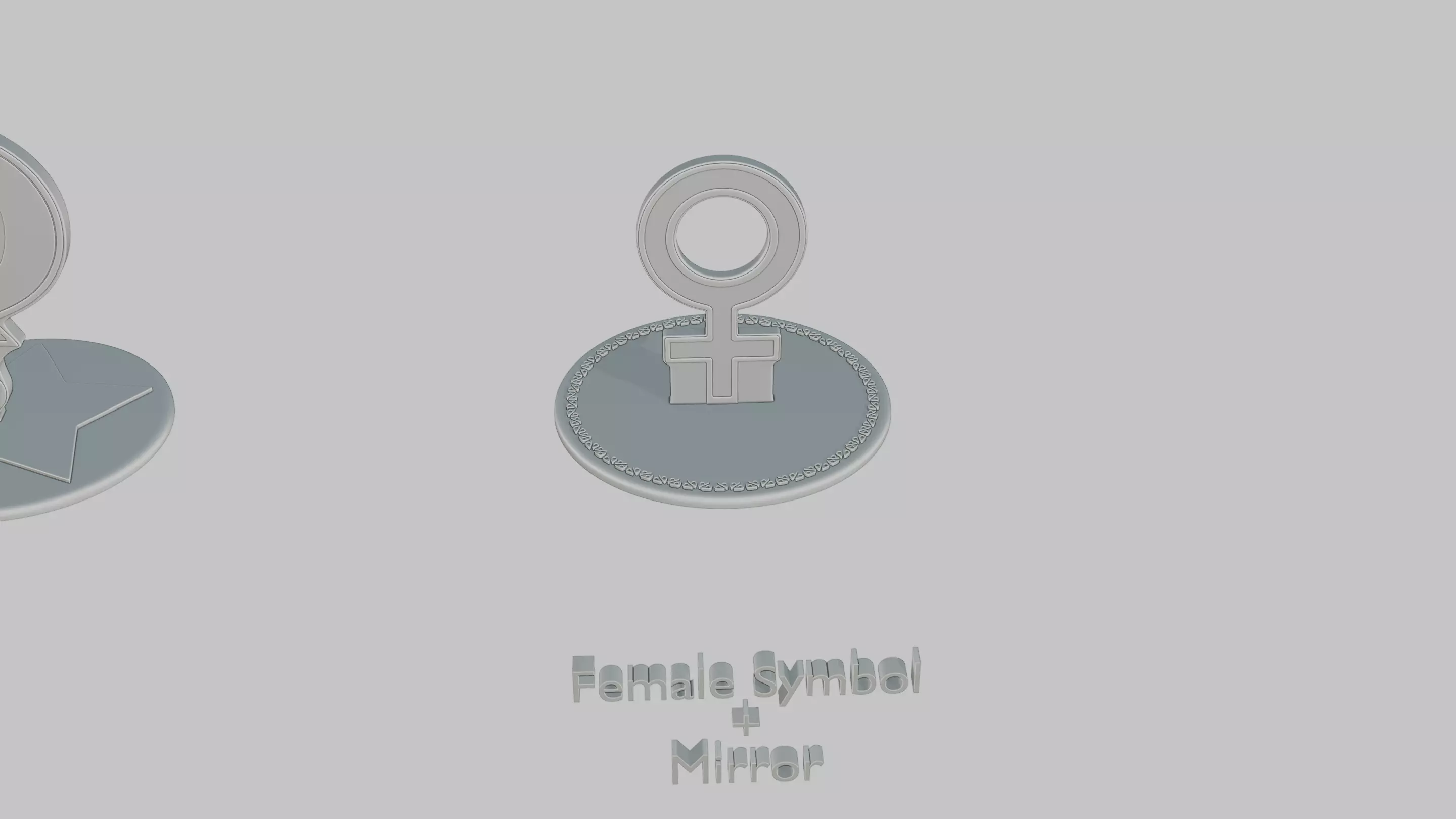 International Womens Day Mini Pack Emoji Statues 3D print model_7