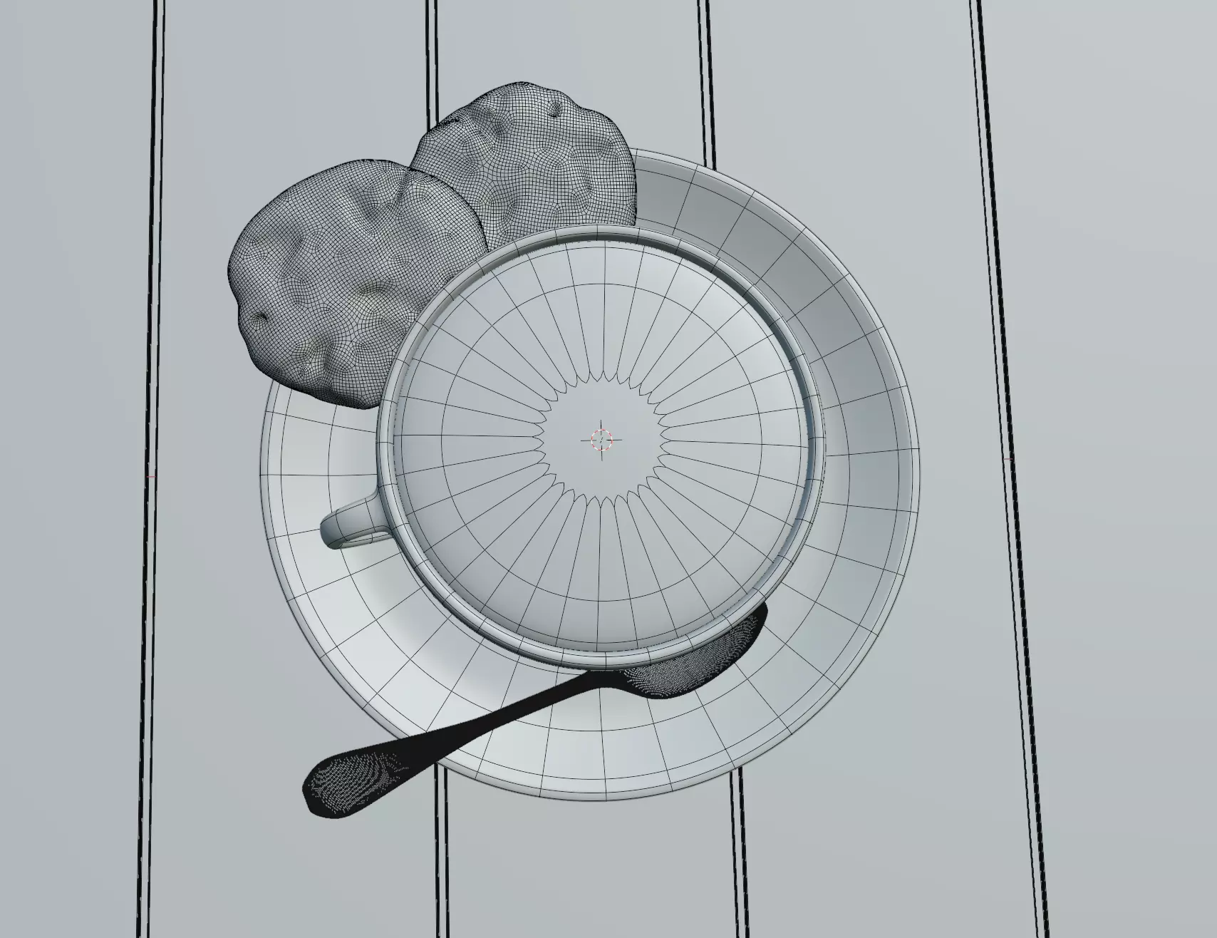 Blender Coffee Cup Realistic Render 3D model_5