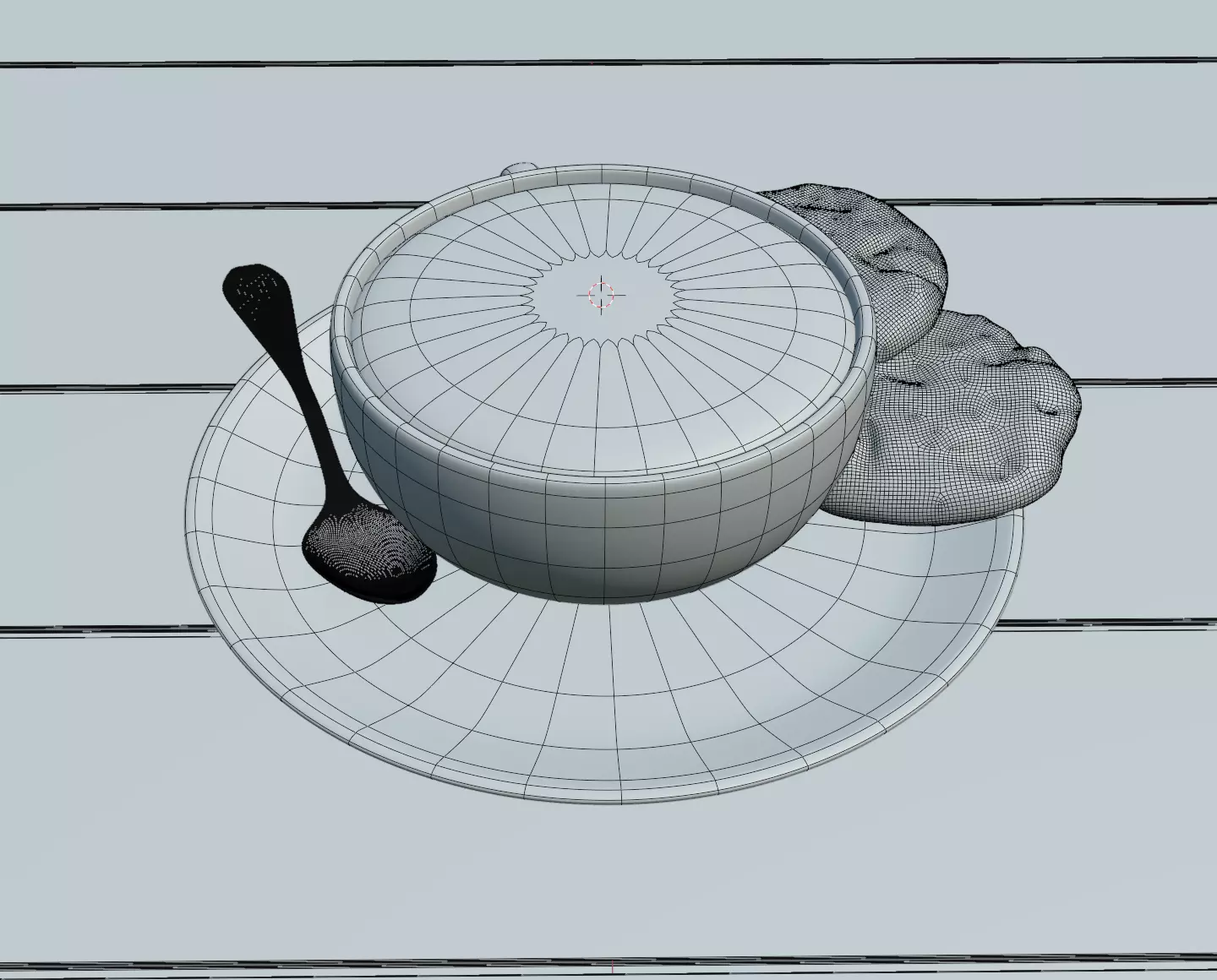 Blender Coffee Cup Realistic Render 3D model_6