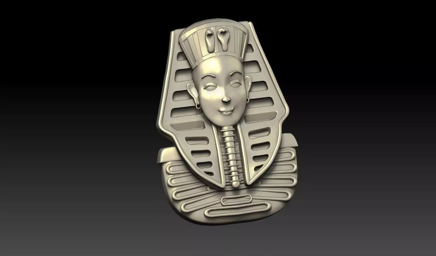 Egyptian King Tut STL File 3D print model_10