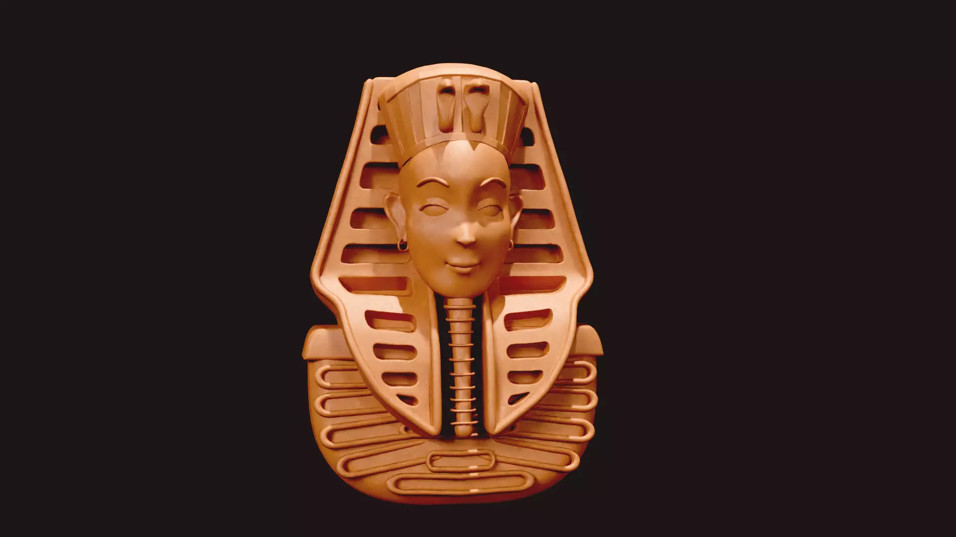 Egyptian King Tut STL File 3D print model_0