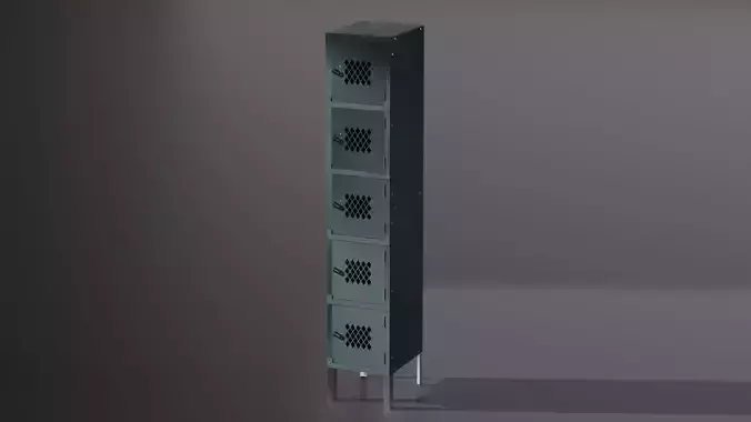 Steel Locker 002 Quint