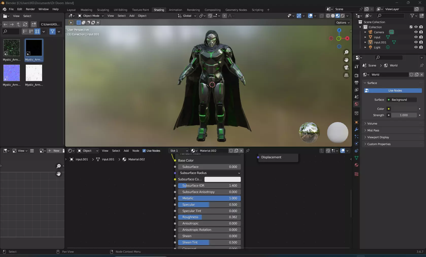 Dr Doom aka Victor Von Doom Robert Downey Jr 3D model_0