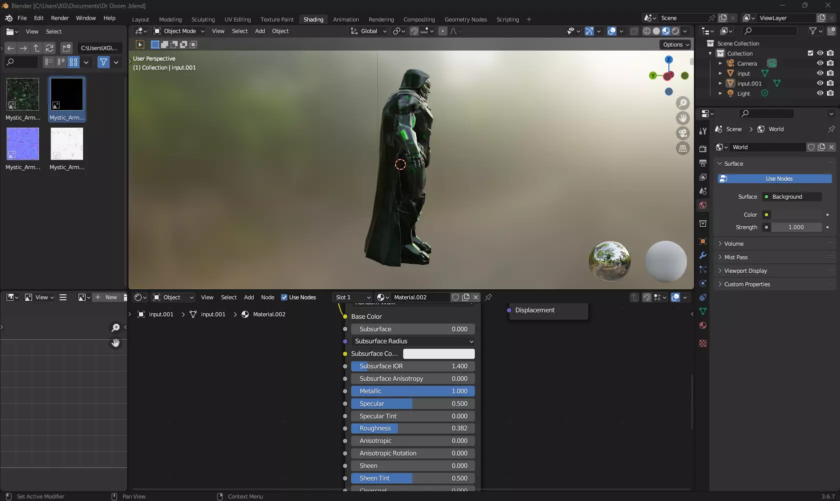 Dr Doom aka Victor Von Doom Robert Downey Jr 3D model_1
