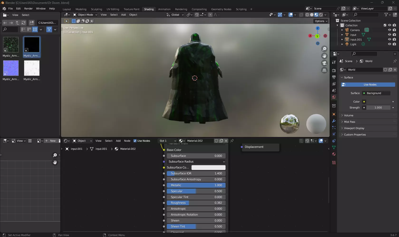 Dr Doom aka Victor Von Doom Robert Downey Jr 3D model_2