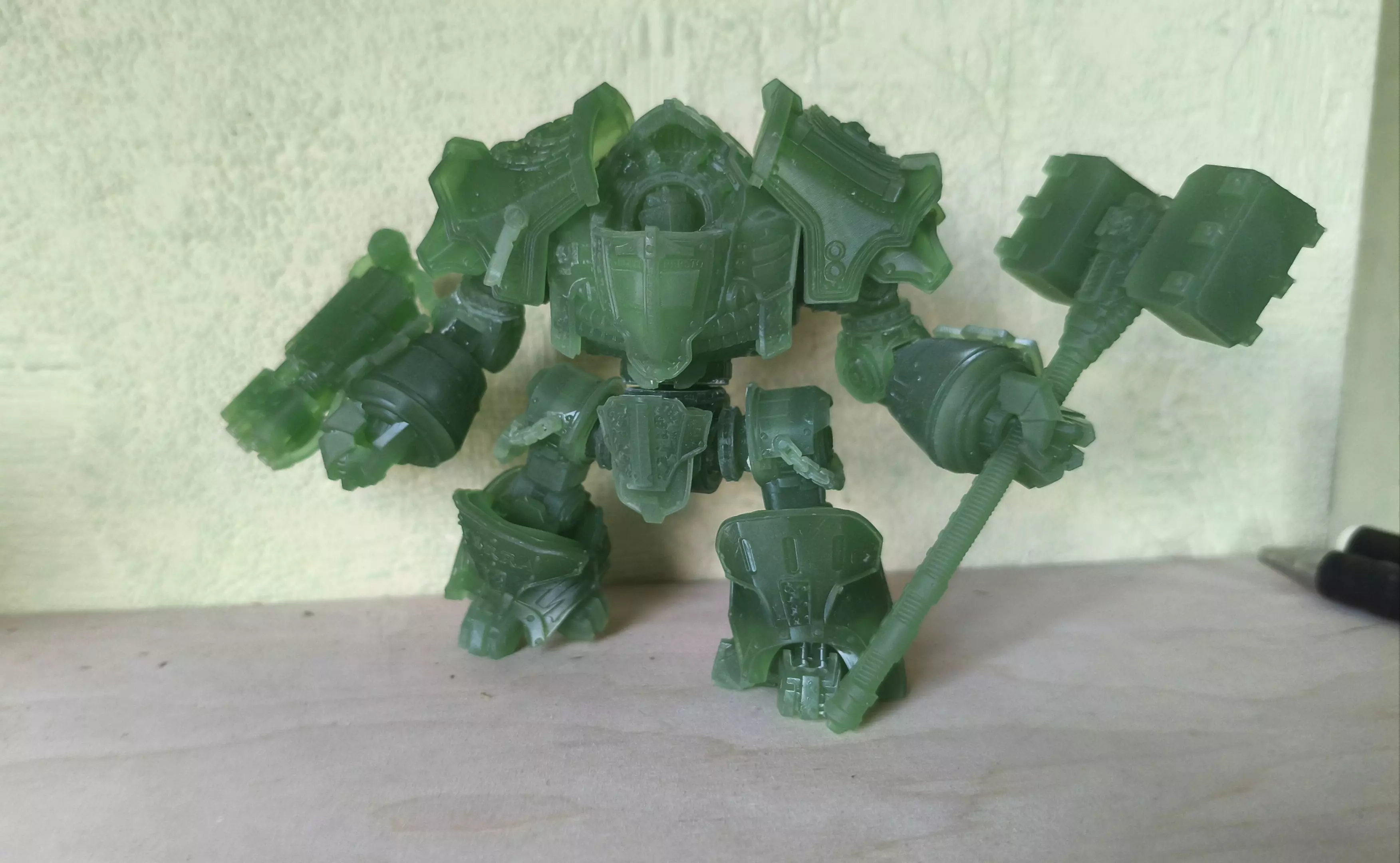 Grey Heavy Robot Cronus 3D print model_2