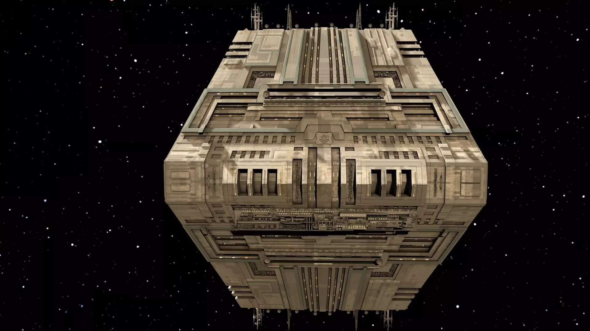 Space Station Port 3D model_4