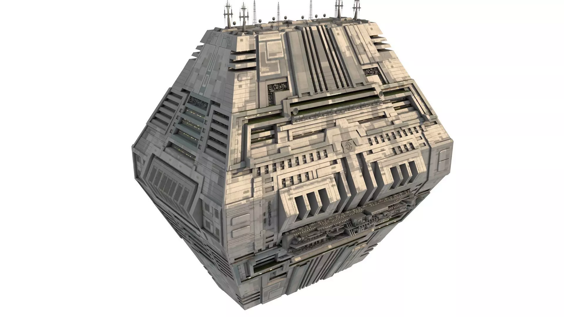 Space Station Port 3D model_0