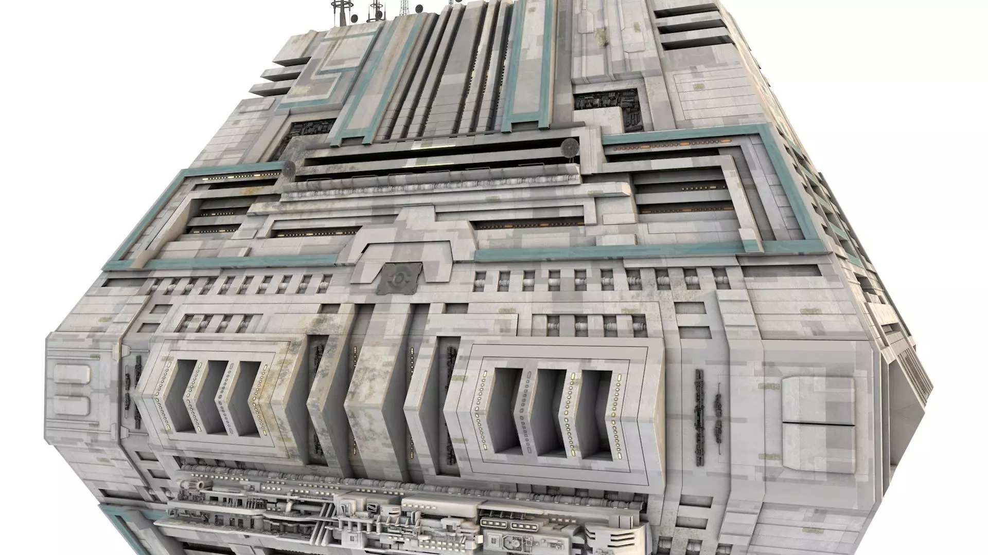 Space Station Port 3D model_10