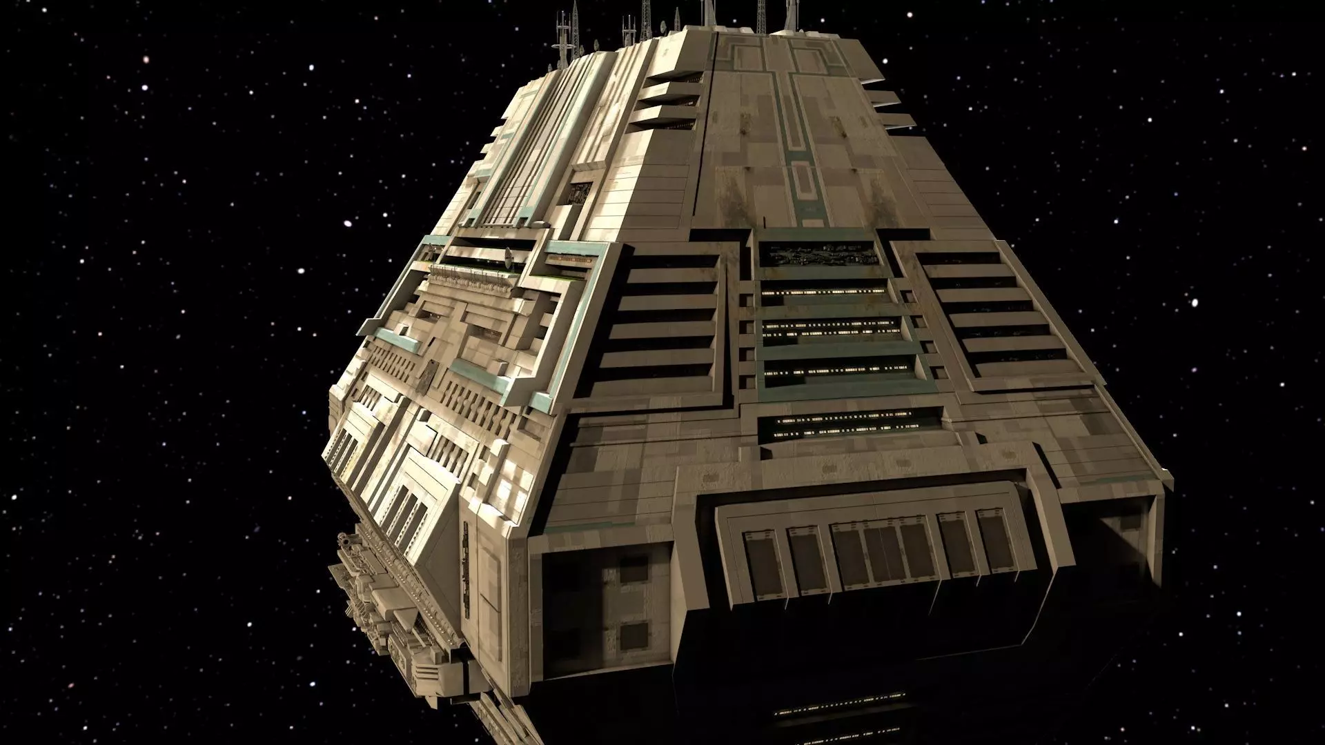 Space Station Port 3D model_14