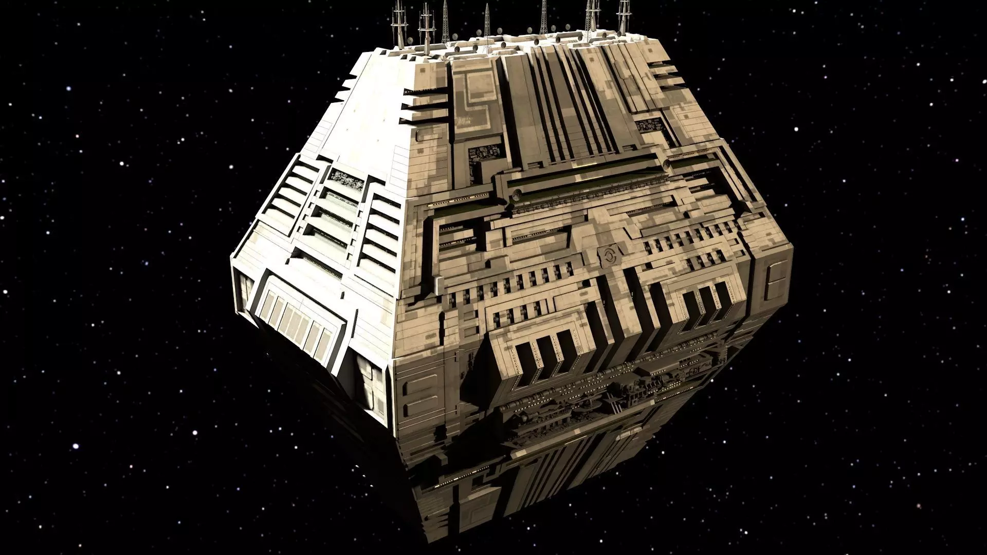 Space Station Port 3D model_1