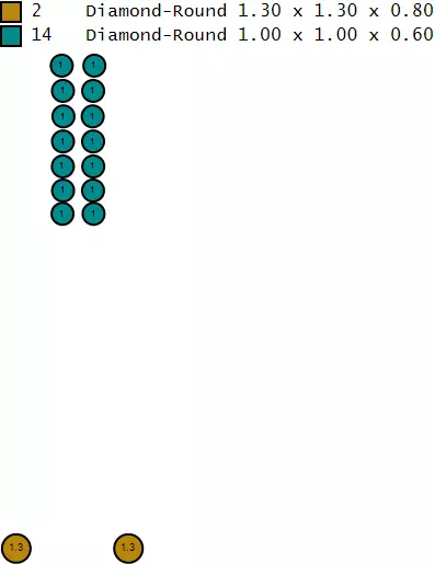 Gold Santa-Inspired Character Pendant 3D print model_4