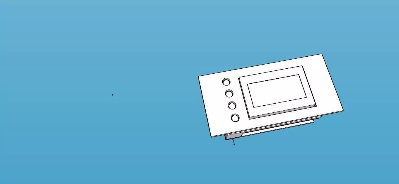 Mat LCD802 Free 3D print model