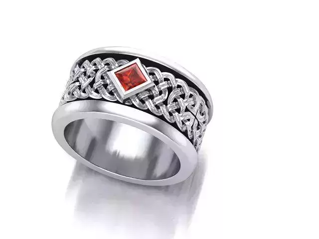 CELTIC KNOT RING 3D print model