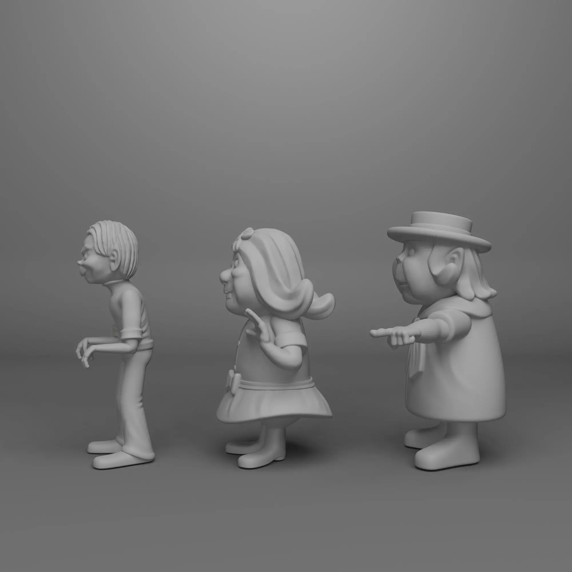 Groovie Goolies Characters 3D Print Model Set 3D print model_7