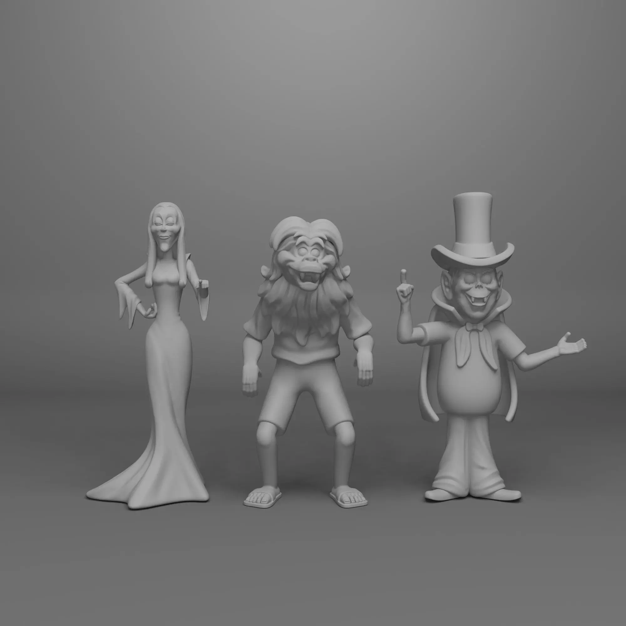 Groovie Goolies Characters 3D Print Model Set 3D print model_4