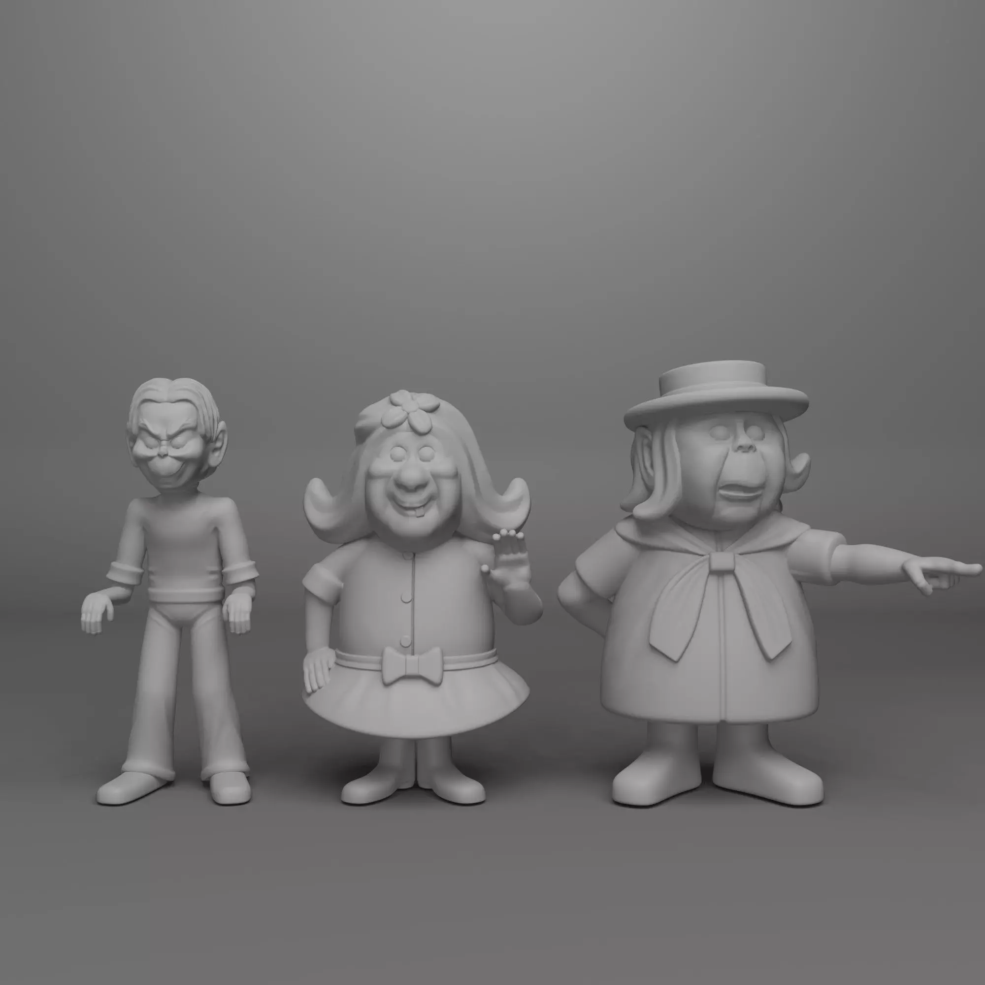 Groovie Goolies Characters 3D Print Model Set 3D print model_6