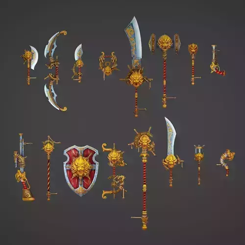 Lions Champion Weapons