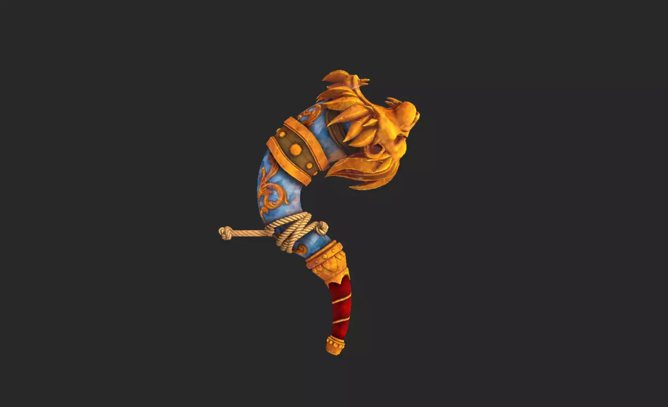 Lions Champion Weapons Low-poly 3D model_16