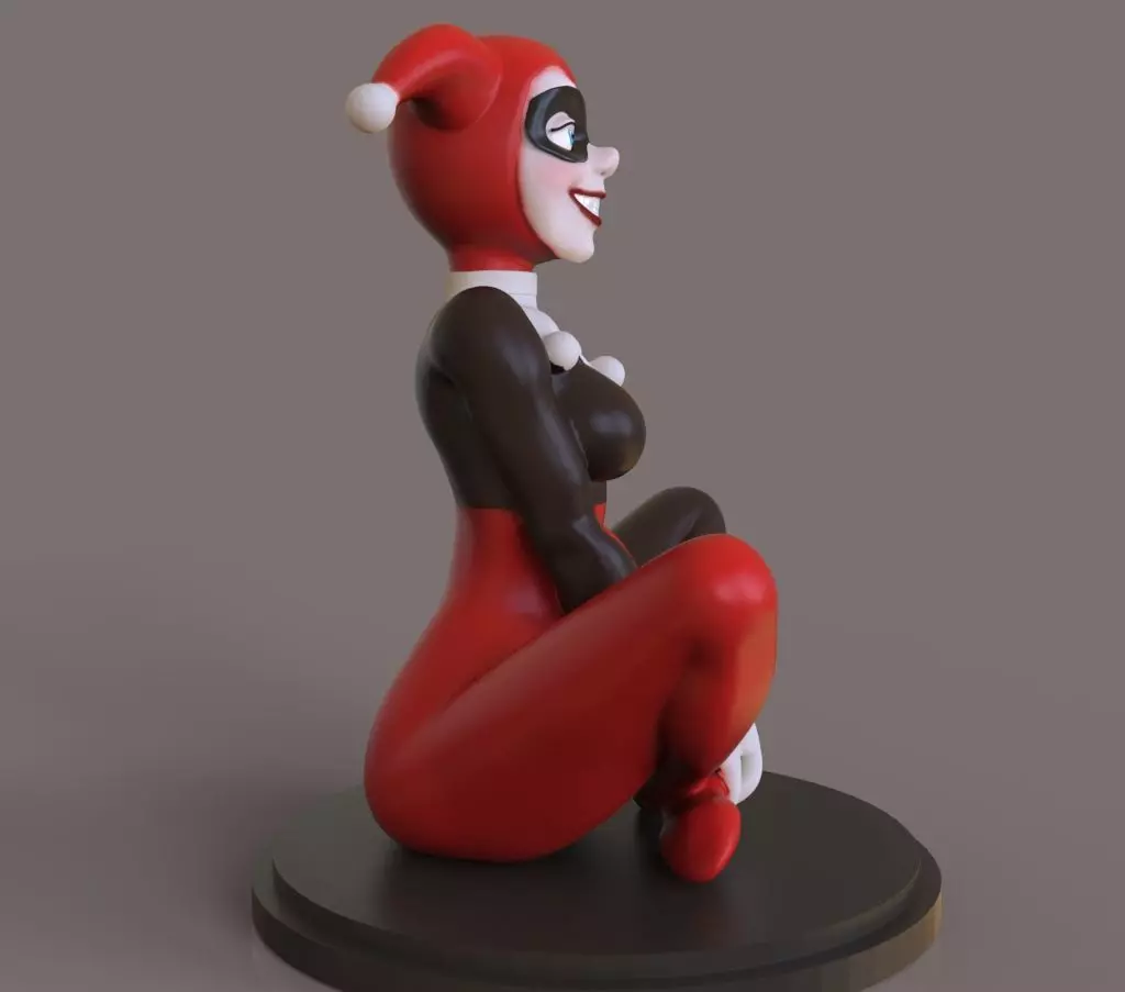 Harley Quinn 3D print model_4
