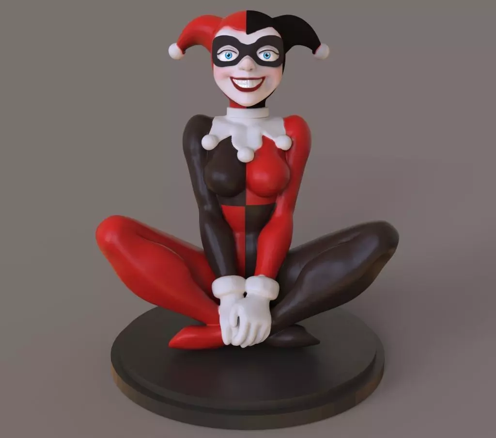 Harley Quinn 3D print model_2