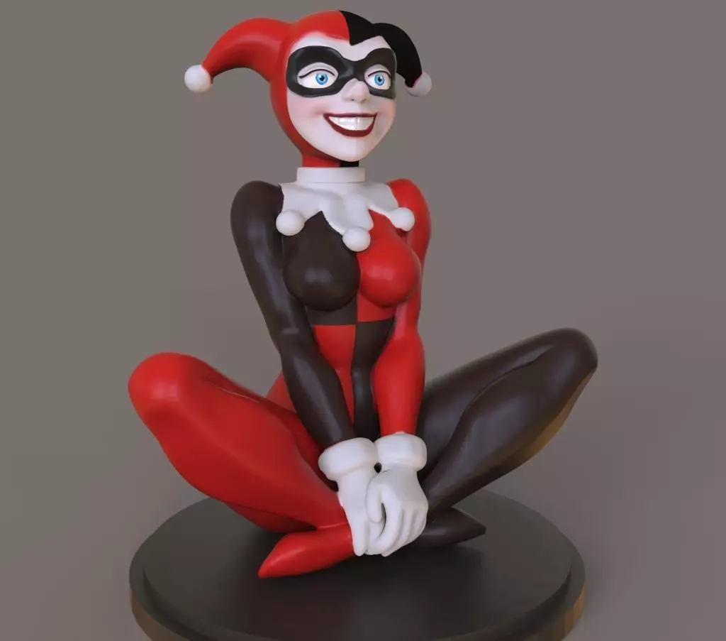Harley Quinn 3D print model_3