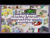 Low Poly Rooms Interiors 3 - Stylized Asset Pack Low-poly 3D model_1