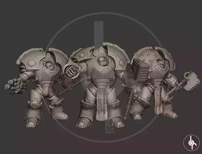 Infantry Exo-suits 3D print model