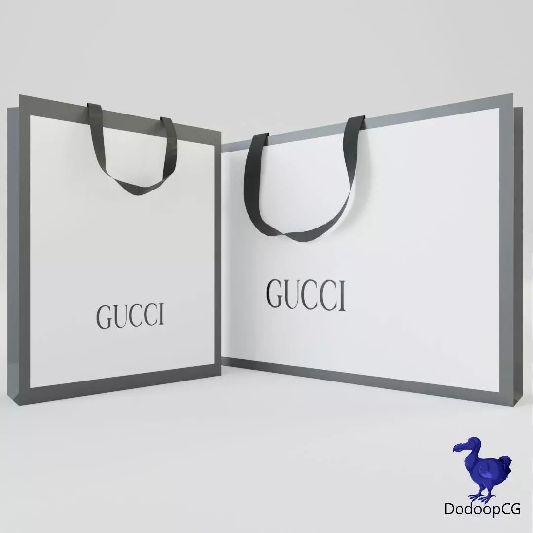 Luxury Shopping Bag Collection - 3D Brand Packaging Pack - Vol 1 _9