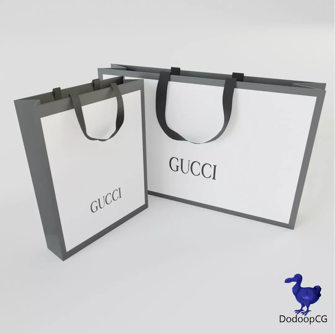 Luxury Shopping Bag Collection - 3D Brand Packaging Pack - Vol 1 _7