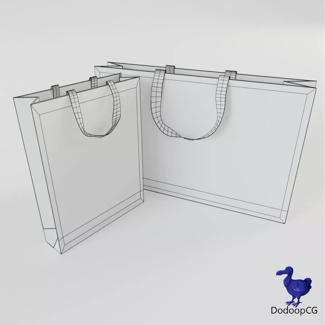 Luxury Shopping Bag Collection - 3D Brand Packaging Pack - Vol 1 _8