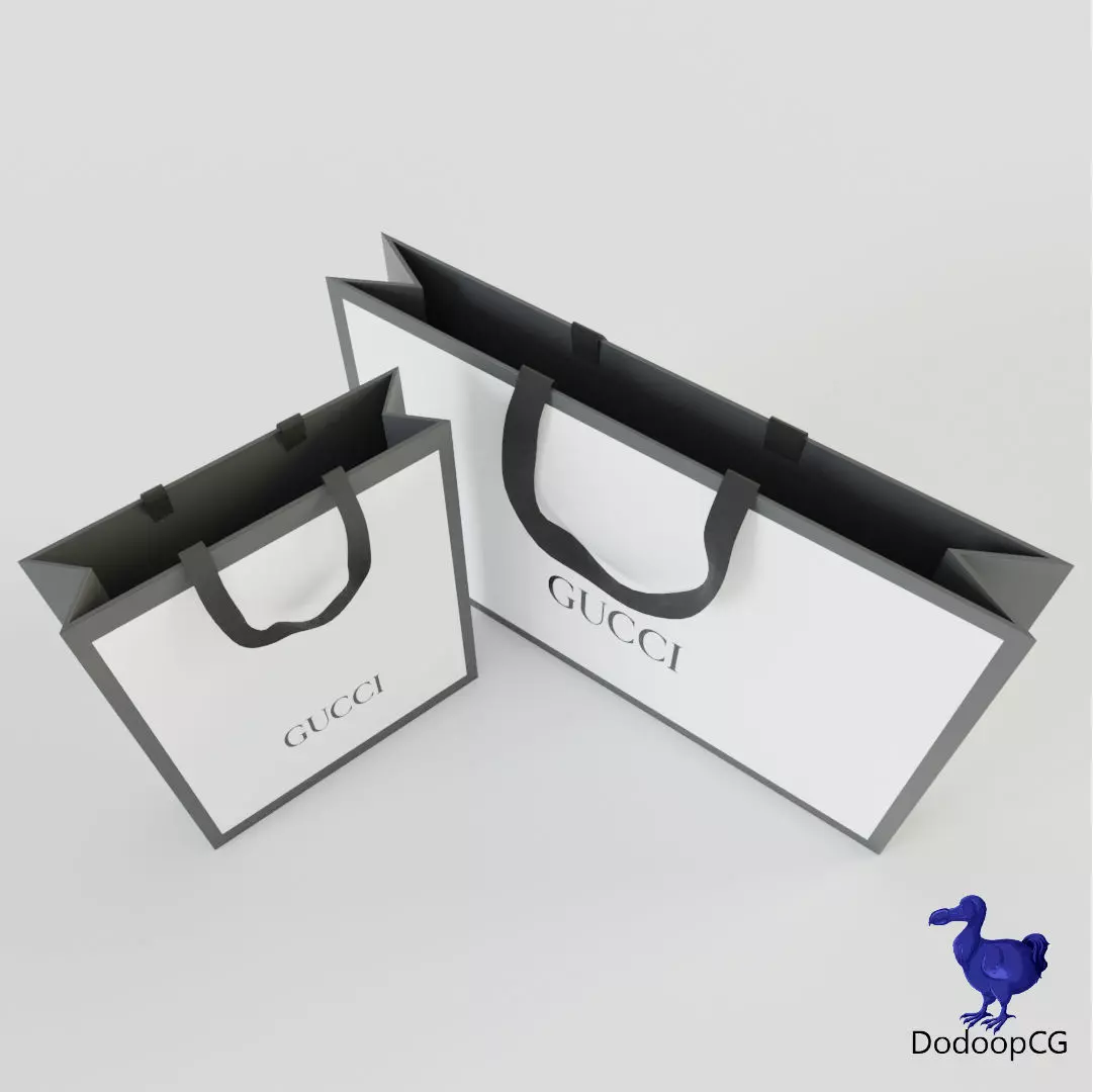 Luxury Shopping Bag Collection - 3D Brand Packaging Pack - Vol 1 _14