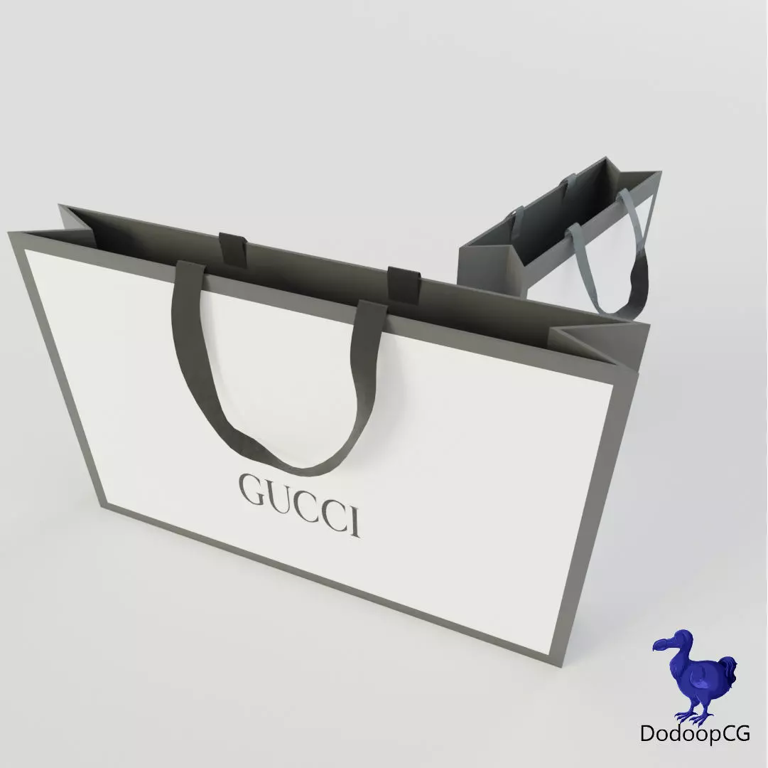 Luxury Shopping Bag Collection - 3D Brand Packaging Pack - Vol 1 _13