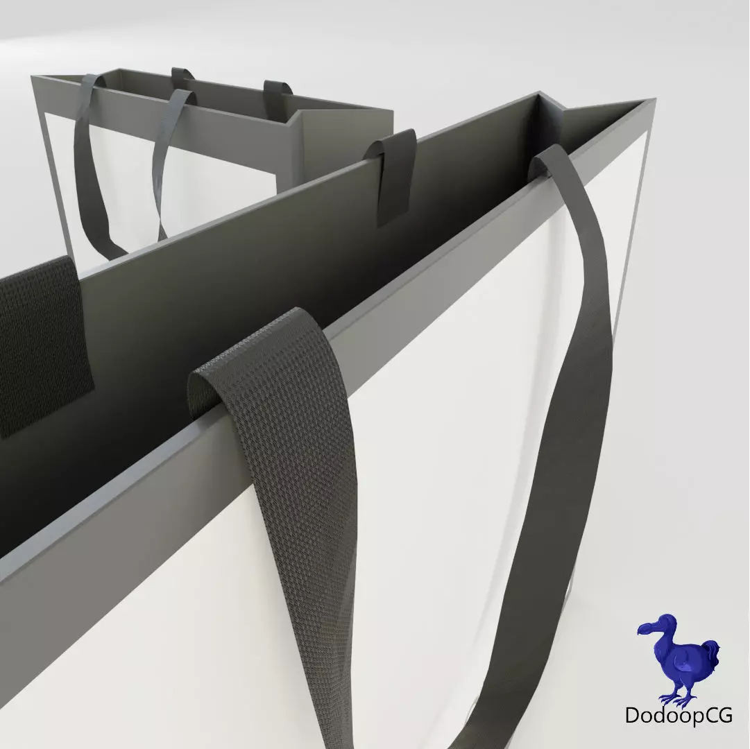 Luxury Shopping Bag Collection - 3D Brand Packaging Pack - Vol 1 _11