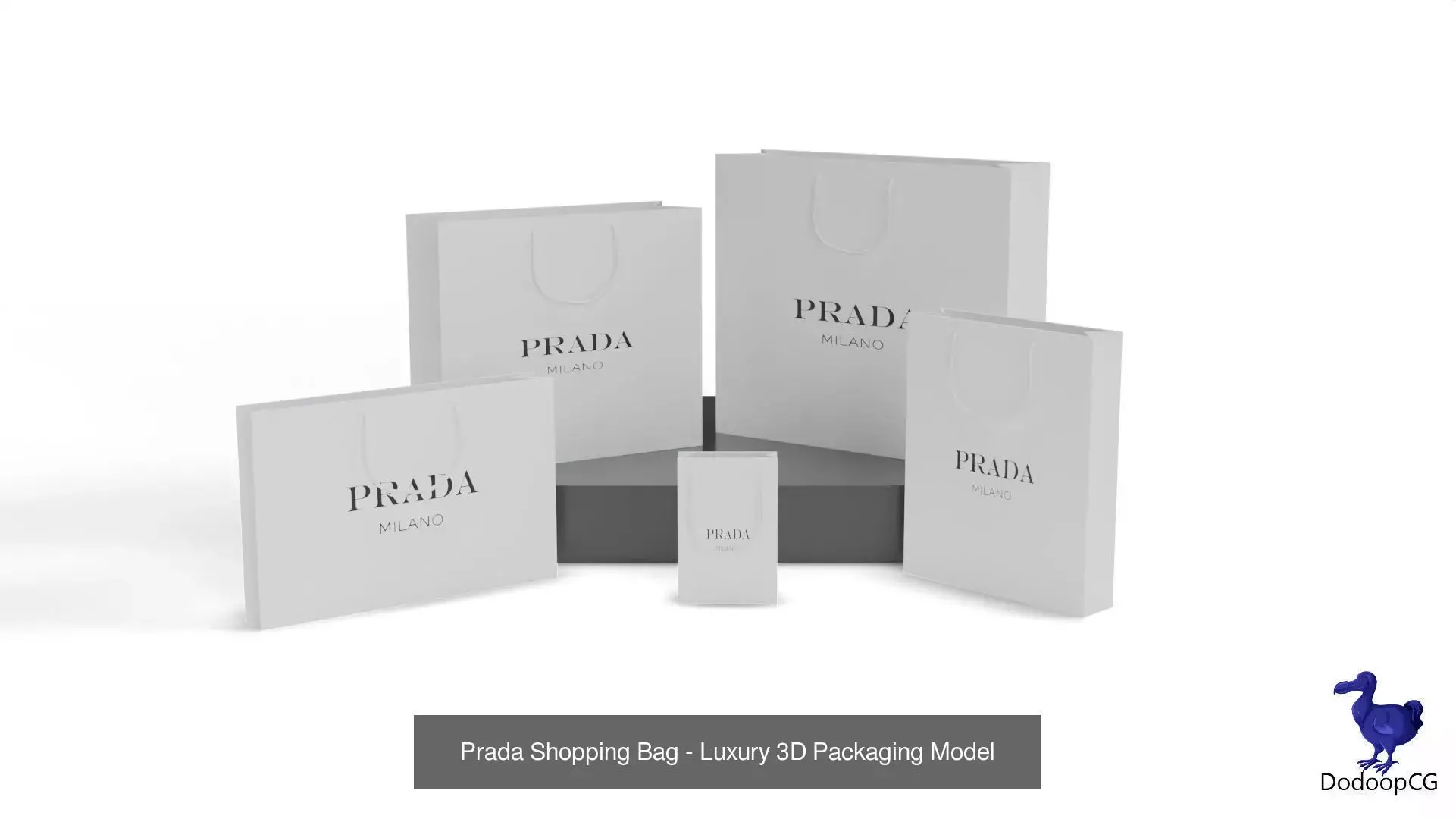 Luxury Shopping Bag Collection - 3D Brand Packaging Pack - Vol 1 _2