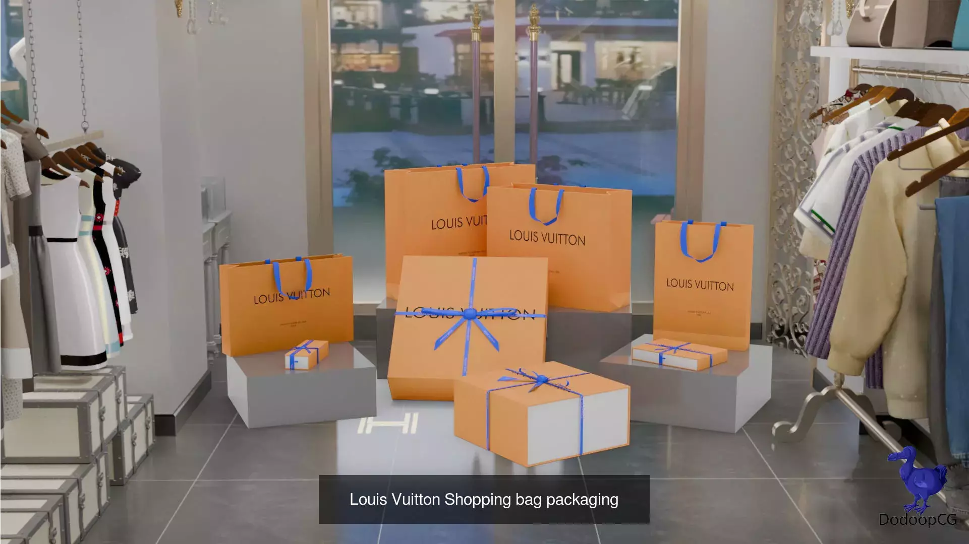 Luxury Shopping Bag Collection - 3D Brand Packaging Pack - Vol 1 _5