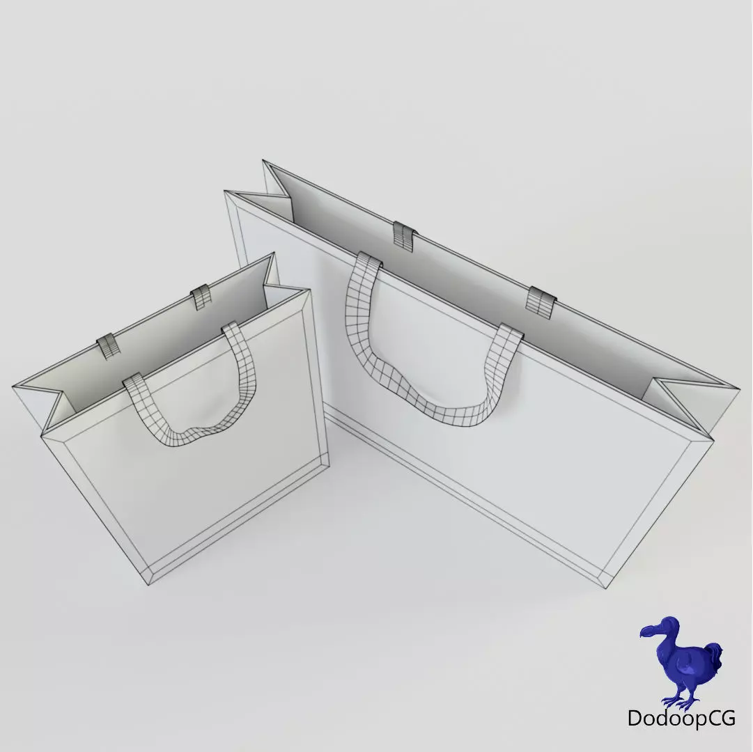 Luxury Shopping Bag Collection - 3D Brand Packaging Pack - Vol 1 _15