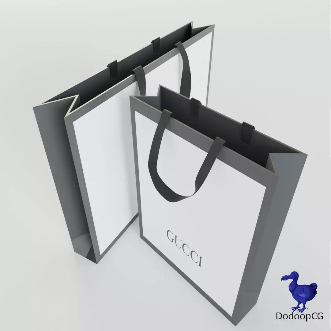 Luxury Shopping Bag Collection - 3D Brand Packaging Pack - Vol 1 _10
