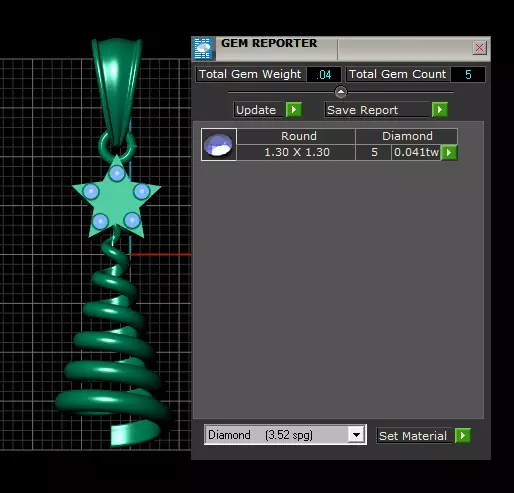 spiral  tree inspired pendant 3D print model_5