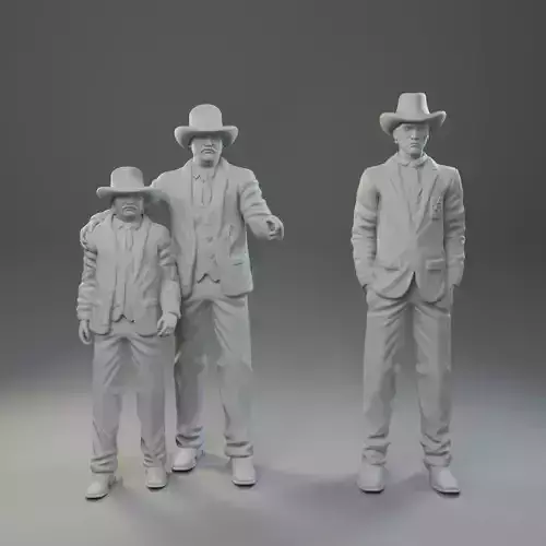 Smokey and the Bandit Enos Brothers and Junior Models Set